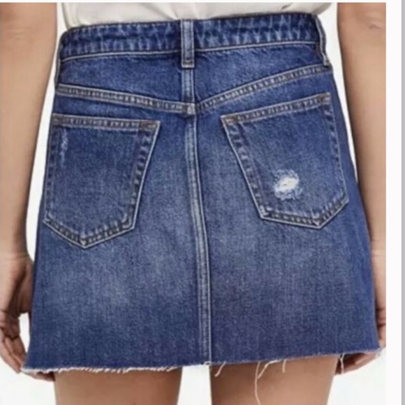 FREE PEOPLE
Destroyed Button Denim Skirt In Harvey - Picture 4 of 15